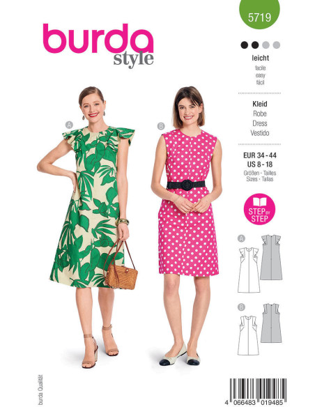 Dress pattern - Burda 5719