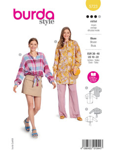 Blouse pattern - Burda 5723