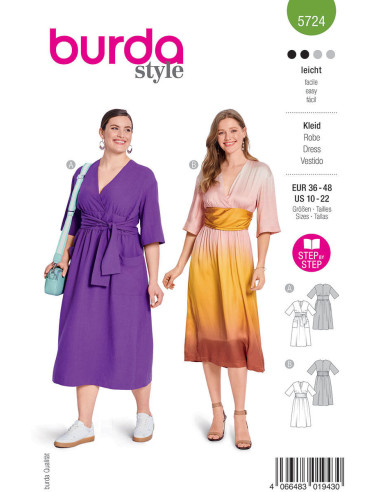 Dress pattern - Burda 5724