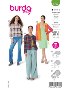 Blazer Pattern - Burda 5729