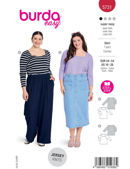 Top pattern - Burda 5731