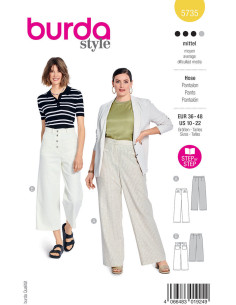 Pants pattern - Burda 5735