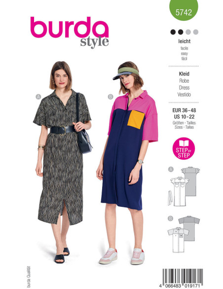 Dress pattern - Burda 5742