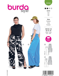 Pants pattern - Burda 5743