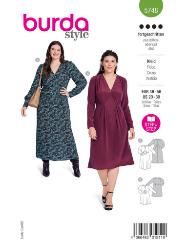 Dress pattern - Burda 5748