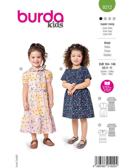Dress pattern - Burda 9212