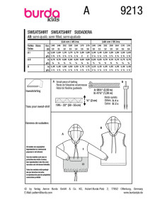 Pullover Pattern - Burda 9213 2