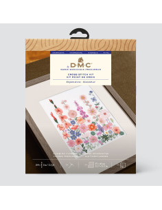 Cross-stitch embroidery kit - Climbing flowers 2