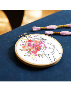 Embroidery kit - Bouquet of flowers