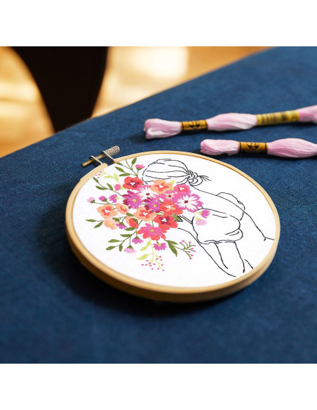 Embroidery kit - Bouquet of flowers