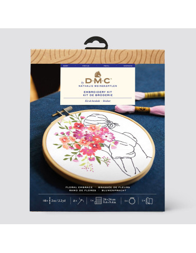 Embroidery kit - Bouquet of flowers