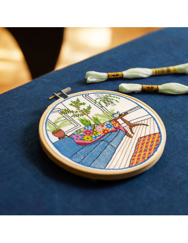 Embroidery Kit - Winter Garden