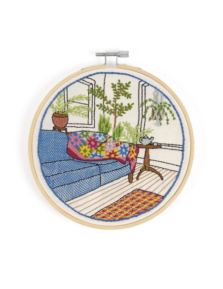 Embroidery Kit - Winter Garden