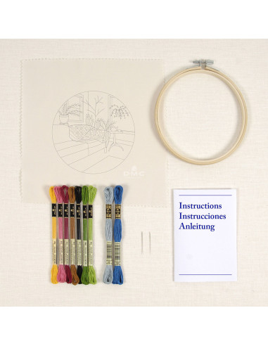 Embroidery Kit - Winter Garden