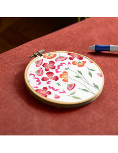 Punch Needle Kit - Spring Poppies
