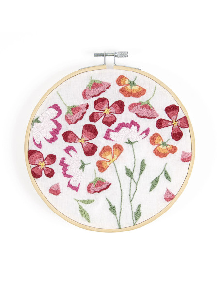 Punch Needle Kit - Spring Poppies