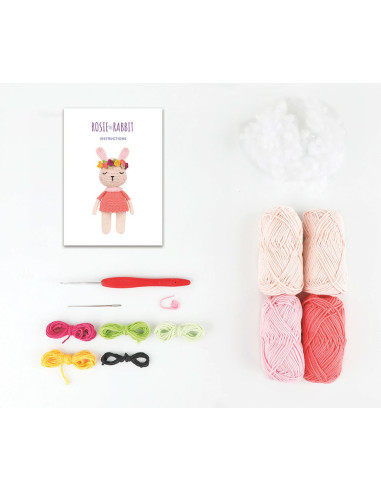 Amigurumi kit - Rosie the rabbit