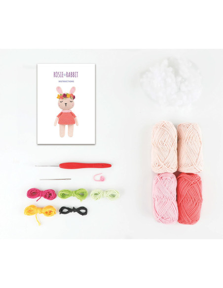 Amigurumi kit - Rosie the rabbit