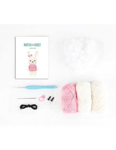 Amigurumi kit - Martha the rabbit