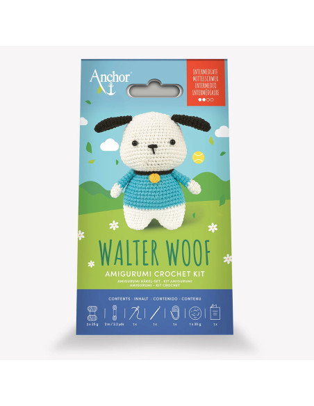 Amigurumi kit - Walter the dog