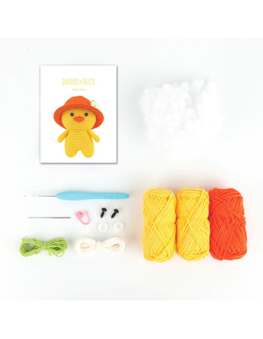 Amigurumi kit - Daphne the duck