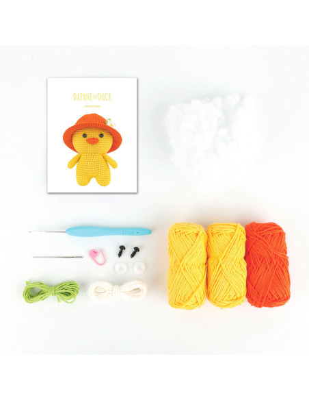 Amigurumi kit - Daphne the duck