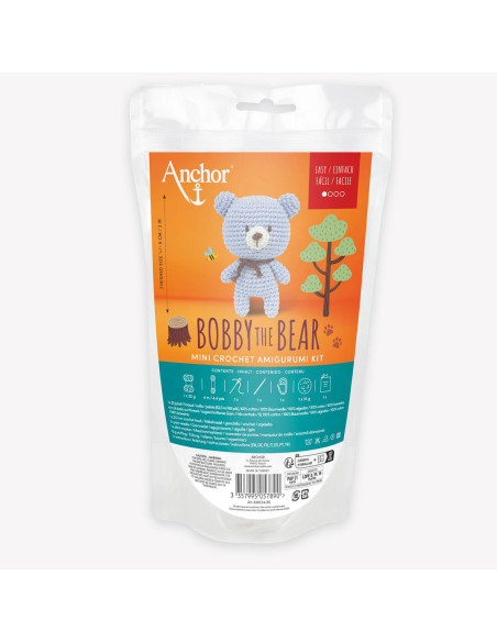 Amigurumi kit - Bobby the bear