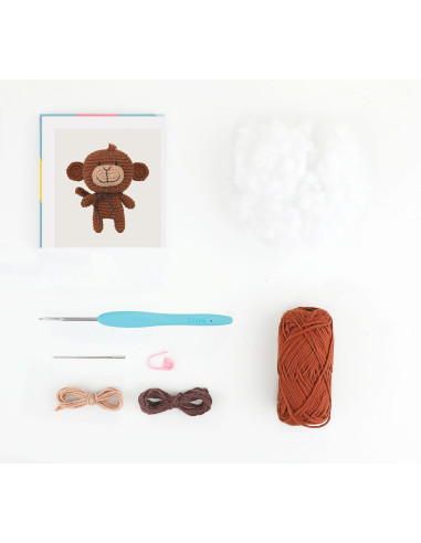 Amigurumi kit - Mimi the monkey
