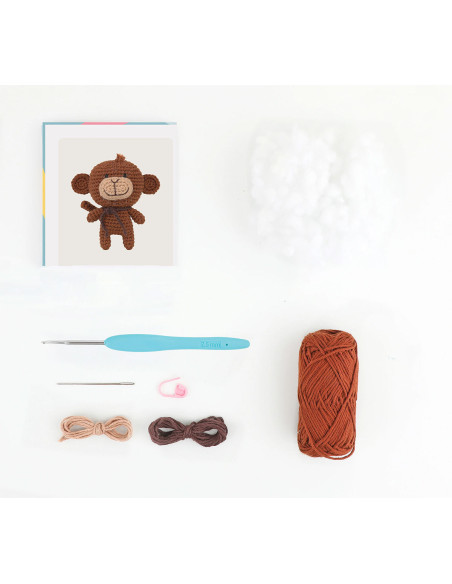 Amigurumi kit - Mimi the monkey
