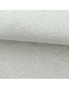 Fine marled jersey fabric - Ecru