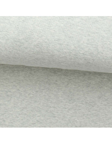 Fine marled jersey fabric - Ecru
