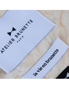 Set of 5 woven sew-on labels - Assorted 2