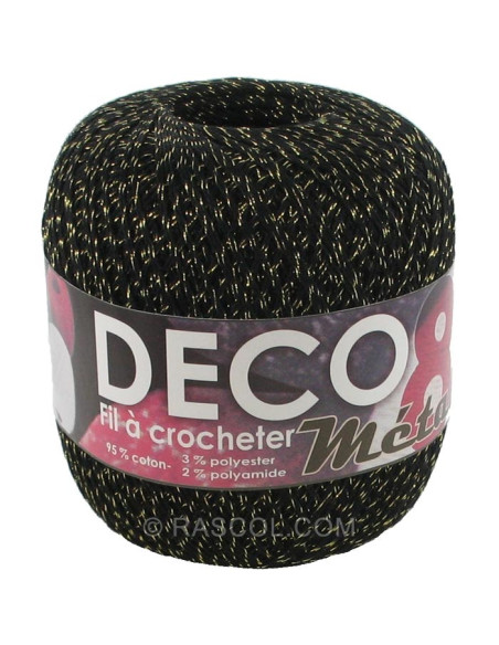 Coton déco 8 lurex