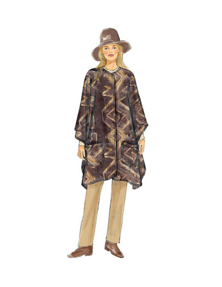 Jacket, coat, and wrap garment pattern - Butterick 6250