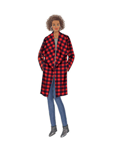 Jacket, coat, and wrap garment pattern - Butterick 6250