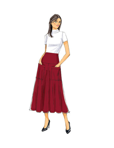 Skirt pattern - Butterick 6249