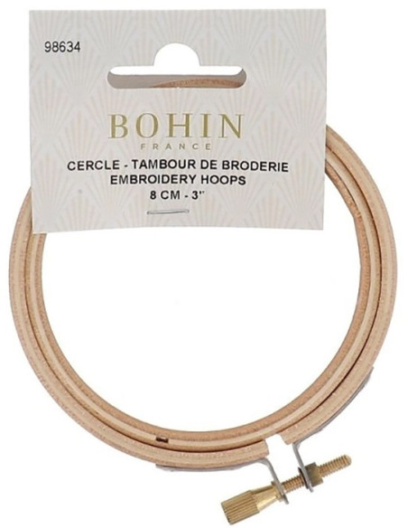 Bohin wooden embroidery hoop