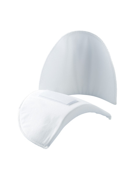 Pair of seamless hook-and-loop straight shoulder pads