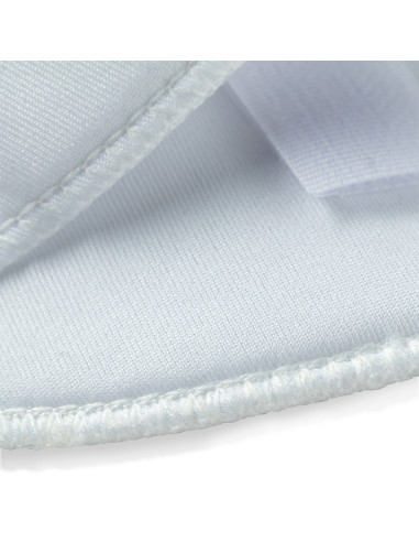 Pair of seamless hook-and-loop straight shoulder pads