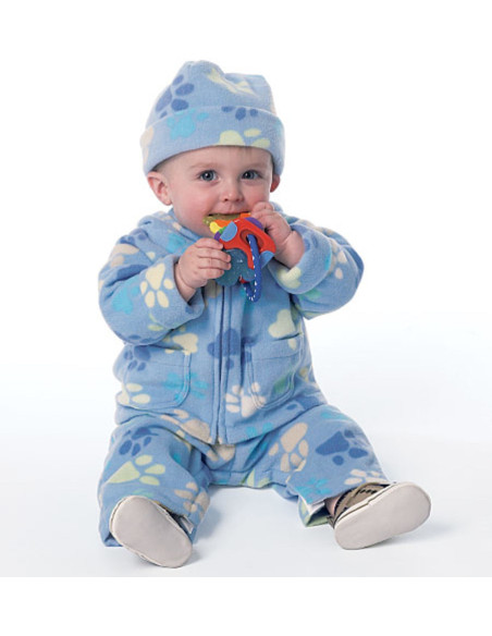 Jacket, overalls, pants, baby nest, and hat pattern - Butterick 6238
