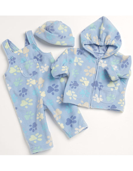 Jacket, overalls, pants, baby nest, and hat pattern - Butterick 6238