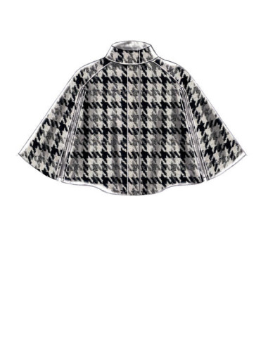 Cape and belt pattern - McCall's 7477