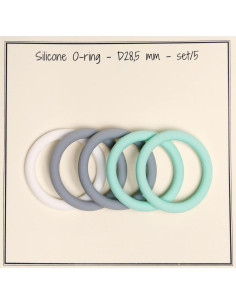 Silicone rings for pacifier clips 2