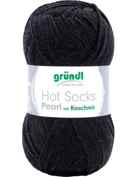 Hot Socks Pearl Solid Color Sock Yarn Gründl