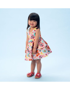 High-waisted top, dresses, romper, and shorts pattern - McCall's 6944
