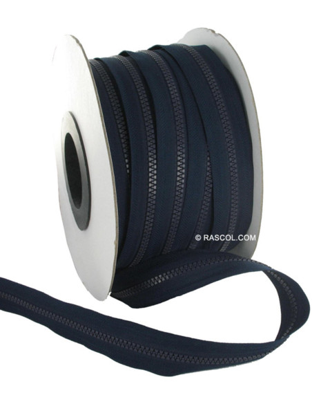 Synthetic closure - Navy blue