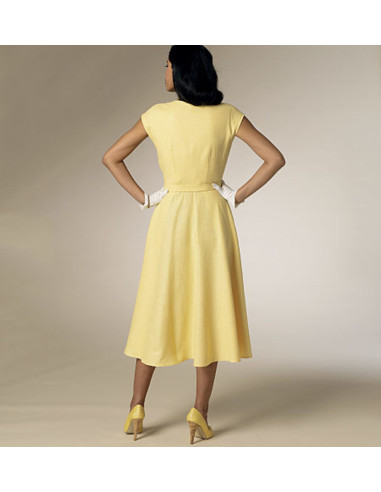 Dress and belt pattern - Butterick 6211