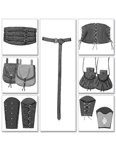 Historical accessories pattern - Butterick 5371