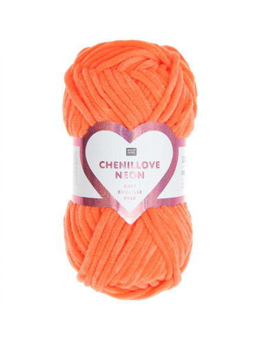 Creative Chenillove Neon Yarn by Rico Design