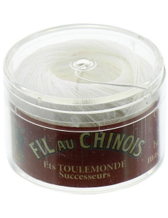 Twisted glazed linen thread capsule in Chinese